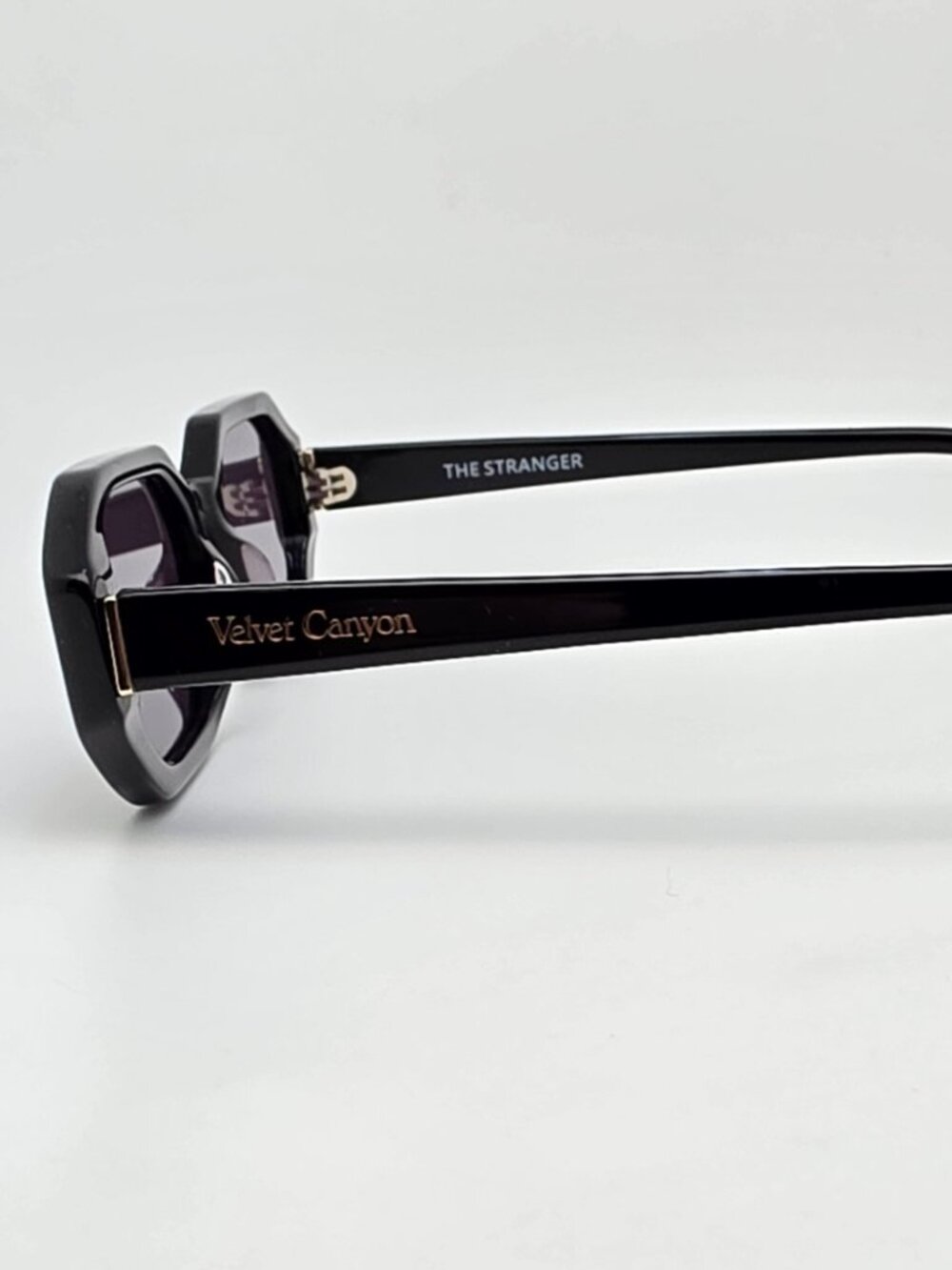 Velvet Canyon The Stranger Black Frame Dark Grey Lens Sunglasses w/ Case 50mm - Picture 7 of 16